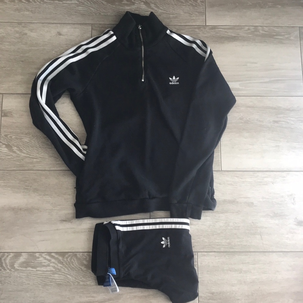 Adidas black Co-ord